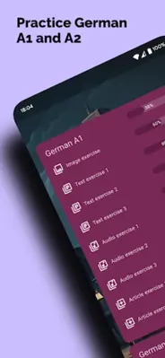 German A1, A2, B1 Vocabulary Trainer android App screenshot 7